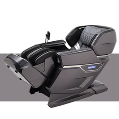 China Luxury Smart Track PU 4D SL Electric Leather Massage Lounger Airbag Heating Massage Shiatsu Full Weightless Theropy Body Kneading for sale