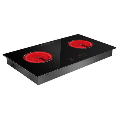 China Sensor Save Touch Control Place Simple Style Built In 2 Burners Electric Cooker Home Kitchen Appliances for sale