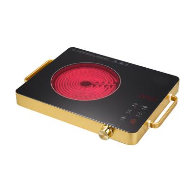 China Wholesale Sensor and Dual Knob Control Infrared Electric Ceramic Cooker Burner Induction and Infrared Cooker for sale