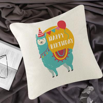 China Free Sample 45*45cm Luxury Series Abstract Viable Cartoon Pillow Case Tile Painting Covers For Sofa Bedroom for sale