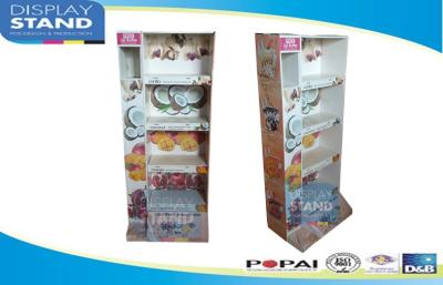 China Creative Design Makeup Display Stands , Cardboard Display Stands For Shops for sale