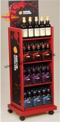 China Supermarket MDF Display Stand Unit for sale