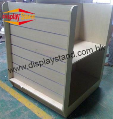 China Promotional Floor MDF Display Stand with OEM Logo for Supermarket for sale