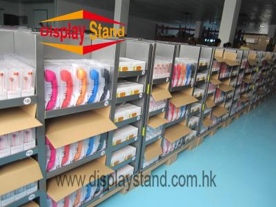 China Vacuum forming Cardboard Pallet Display Floor Stand Display Shelf for The Headset / Earphone for sale