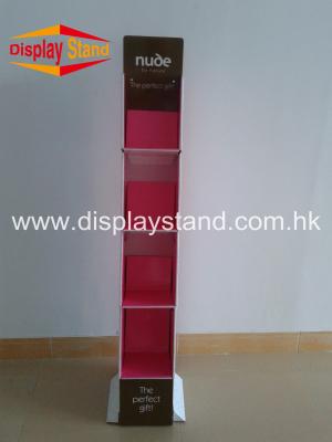 China Floor Standing Shelf Display Rack Cosmetic Display Stands for sale