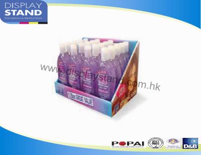 China Bottles Display Cosmetic Displays Stands on Counter , Full Color Printing Display for sale