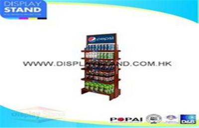 China Corrugated point of purchase display cardboard with 5 tiers for sale