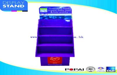 China 4 tiers purple special design tray floor showing stand for flesh Blueberry for sale