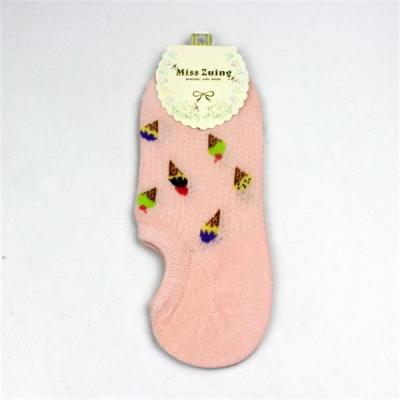 China Colorful design no show socks for women for sale