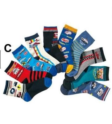 China Knitted terry cotton socks in fancy japan cartoon design for boys for sale