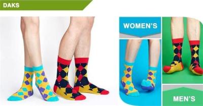 China Fashion british style colorful check patterned design cosy casual cotton hosiery for men for sale