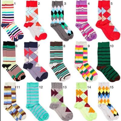 China Delicate hot selling wholesale colorful supersoft OTC cotton long dress socks for unisex for sale