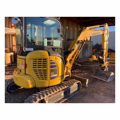 China 1000kg Ton Hotels 1 Height Hydraulic PC35MR Mini Excavator Digging Power for sale