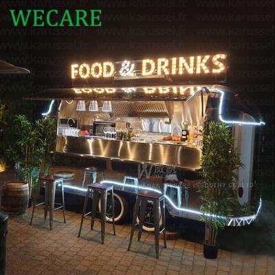 China Wecare Airstream Custom Concession Mobile Ice Cream Truck / Food Mobile Catering Cart / Catering Truck Commercial Trailers For Sale for sale