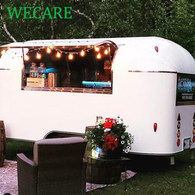 China Wecare commercial catering coffee and ice cream mobile food trucks food trailer for sale Europe for sale