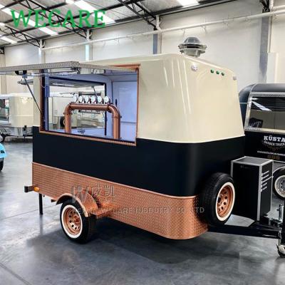 China Bakery Wecare 350YF CE Certified Small Coffee Food Truck Mobile Trailer Kitchen Mobile Bar Trailer for sale