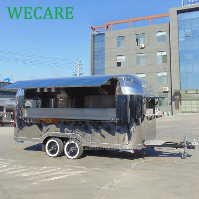 China Hotels Factory Price Mobile Concession Food Caravan Trailer For BBQ Beer for sale