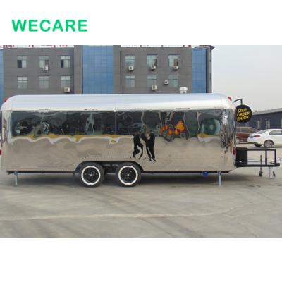 China Commercial Catering WECARE 650Shipping and Handling Tent Porcelain Vintage Mobile Canteen Food Cart for sale