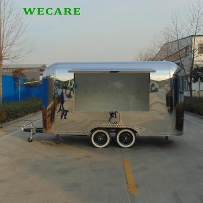 China Retro Malaysia Wecare Commercial Food Catering Caravan For Sale for sale