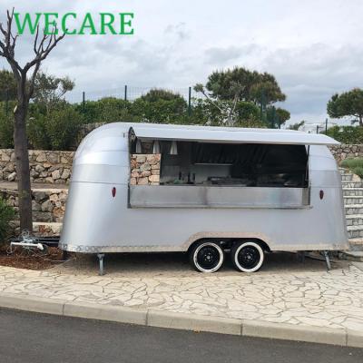 China Valid Wecare EEC Cannery Carts Mobile Food Trailers Truck Trailer Mobile Food Kitchen for sale