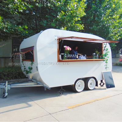 China Customized New Model Commercial Food Van Food Truck Supply Customized Caravan for sale