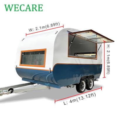 China Valid EEC Wecare vegetable processing plant hot dog trailer Australia standard mobile food trailer mobile coffee food truck for sale