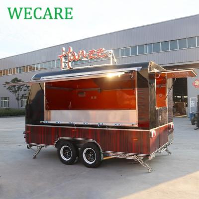 China Bakery Custom Design Weicare Latest Style Concession Trailer Fast Food Truck for sale