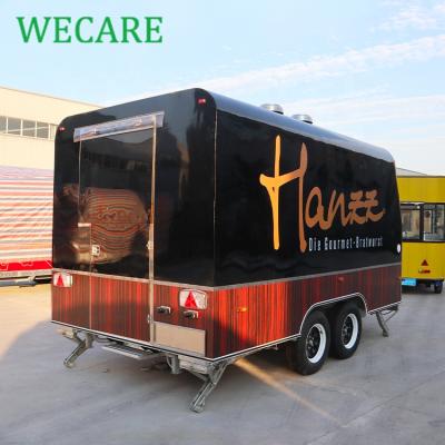 China Custom Bakery Wecare Fashion Design Food Trailer Food Making Truck for sale