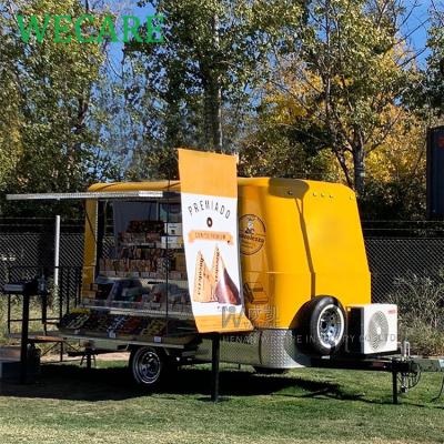 China Outdoor Bakery Wecare 300YF Mobile Kitchen Pizza and Cafe Food Truck with VIN for sale