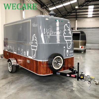 China Bakery Wecare mobile bar trailer mobile food trailer food truck with CE for sale