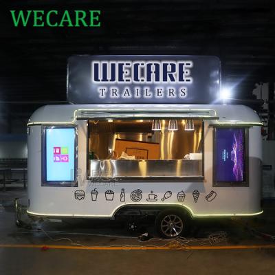 China Bakery Wecare Coffee Cart Truck Food Trailer Food Truck Bar Catering Trailer With EEC for sale