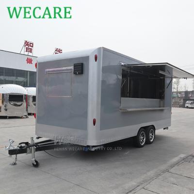 China High Quality Mobile Food Truck Food Cart Commercial Catering Trailer With Equipment Selling Food Or As A Cafe Or Shopping Bar Customized for sale