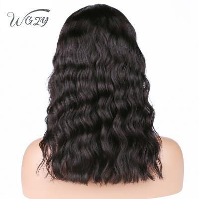 China Deep Wave Customized Remy Brazilian Hair Body Wave Human Hair Full Lace Wig With Baby Hair for sale