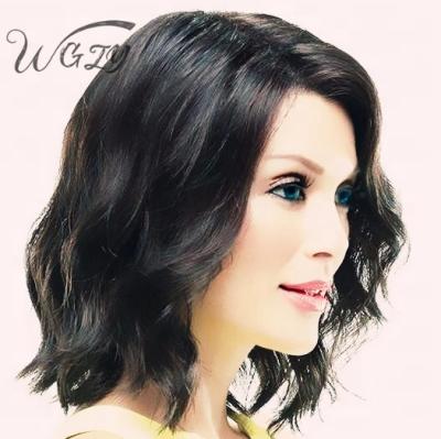 China 100% European Virgin Hair Regular Transparent Wave Lace Front Wig 100% European Wave Lace Front Wig for sale