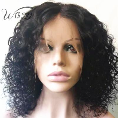 China wholesale factory price 10inch water wave lace front wig hair lace wig 10inch for sale