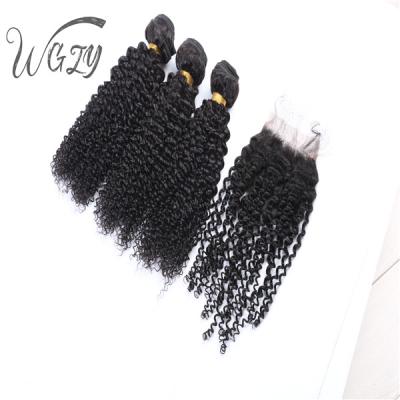 China Burmese Curly Virgin Hair Raw Cuticle Aligned Hair, 100% Hair Weave Bundles, Brazilian Virgin Hair Vendors for sale