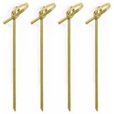 China barbecue bamboo knot picks sticks skewers BF-HJC-06CM for sale