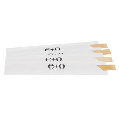 China Tensogue Sushi Disposable Paper Wrapped Bamboo Chopsticks for sale