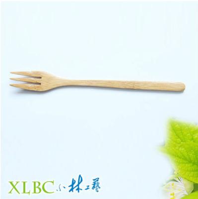 China Nature xiaolin light long handle disposable triadius wooden fork for sale