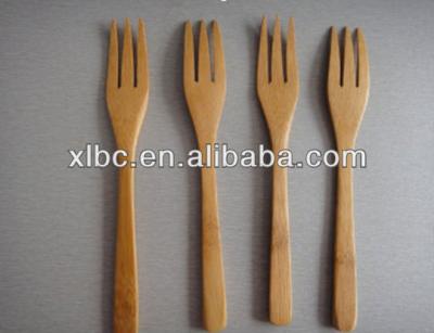 China 15cm disposable bamboo fork for dinner dessert for sale