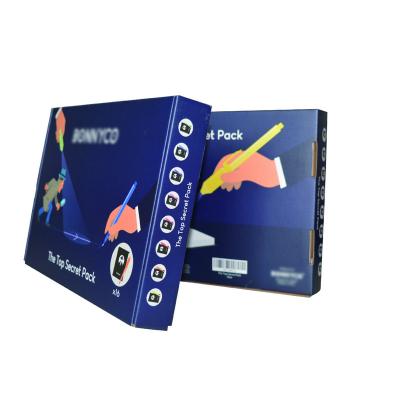 China Customized Recyclable High Quality Customized Logo Printing Crash Cardboard Shipping Color Box Small Paper Packaging Airplane Box for sale