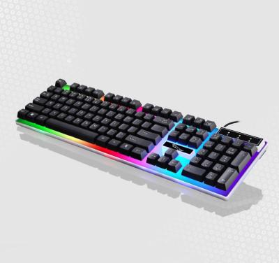 China Middle Frame Mirror Surface Result Standard Around Standard 104 Key Set Main Desk Wired PC Mechanical Keyboard for sale