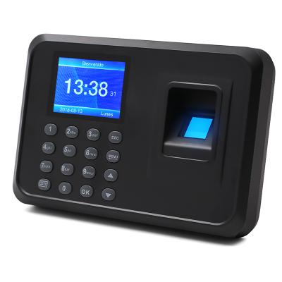 China Desktop Time Clock USB Download Report Fingerprint Time Attendance System Biometric Machine 1 for sale