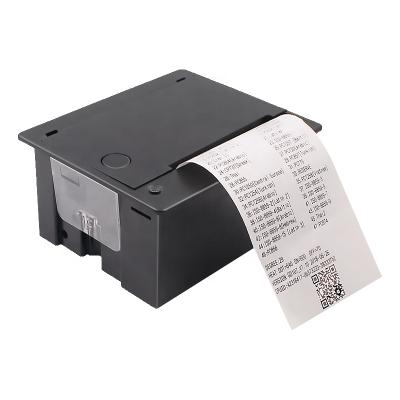 China Black And White Mountable 80mm 3 Inch Thermal Panel Receipt Ticket Kiosk Printer With Auto Cutter for sale