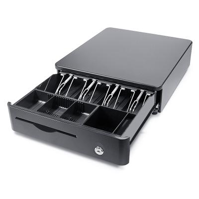 China Supermarket Black Color 4 POS Bill Position Cash Register Drawer Supermarket Model 335B for sale