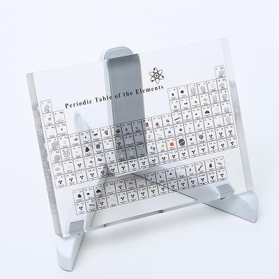 China Wholesale Real Periodic Table of Elements Element Periodic Table Student Teacher Gift table with Real Elements for sale