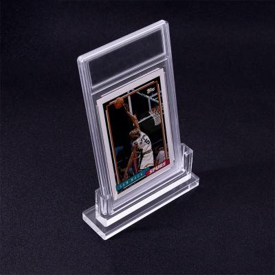 China stamp slab sunshing plastic co psa unlimited rated card holder rated card slab psa slab for sale