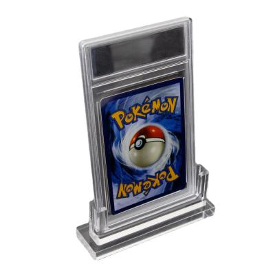 China Morden Clear Acrylic PSA Rated Card Holder Stand for Sports and Pokemon PSA Cards Dedicated|made ​​of high quality acrylic material for sale