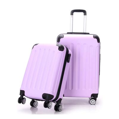 China Long-distance Travel Lightweight Hard Case Trolley Luggage Simple set of 3 Price Bag Carry on Type Bolsa de viaje Luggage and Suitcase for sale