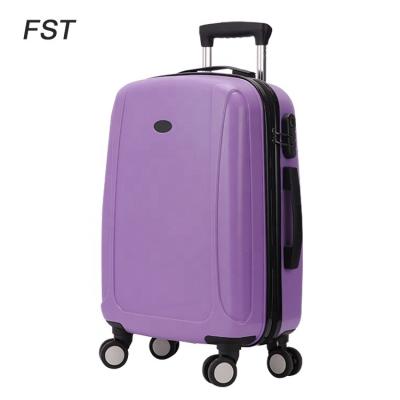 China High Quality Hard Bottom Travel Suitcase Bag PP Shell Travel Maleta de viaje Luggage for sale